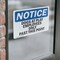 Signmission Dogs At Play Employees Only Past This Point OSHA Notice Sign, Vinyl Decal, 14in W x 10in L, 2PK OS-2PACK-NS-D-1014-L-11437 - alternate 4